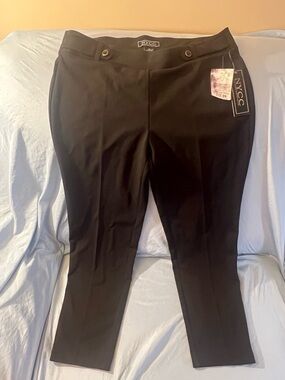 NYCC Woman’s Black Dress Pants - Straight Leg